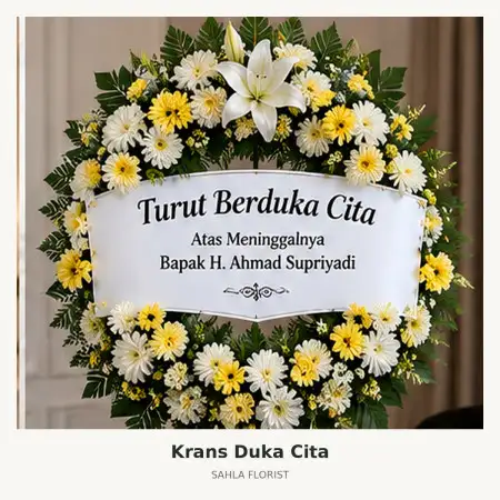 Krans Bunga Duka Gamping